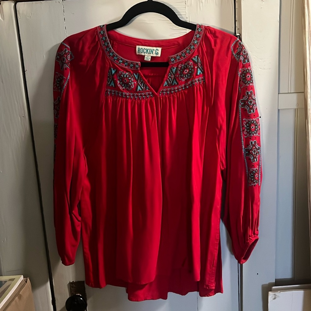 Women’s Rockin’ C Small top